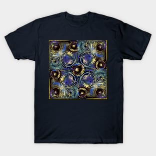 Iridescent Found Object Pattern 11 x 4 T-Shirt